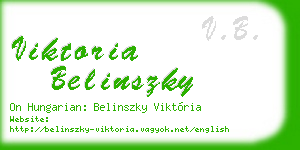 viktoria belinszky business card