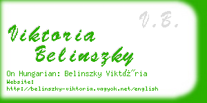 viktoria belinszky business card